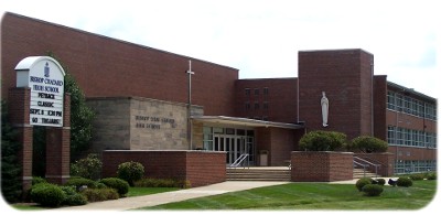 Bishop Chatard Profile of the front of the school