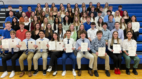 National Honor Society group photo