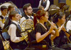 BCHS Band at Christmas Concert