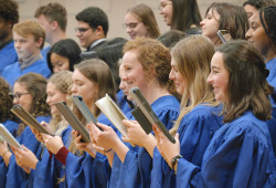 Choir in robes