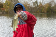 Student with fish