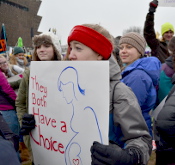 Students at Pro-Life March