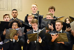 BCHS Choir singing 2018-2019
