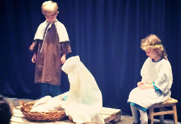 Nativity Scene at Trojan Tots